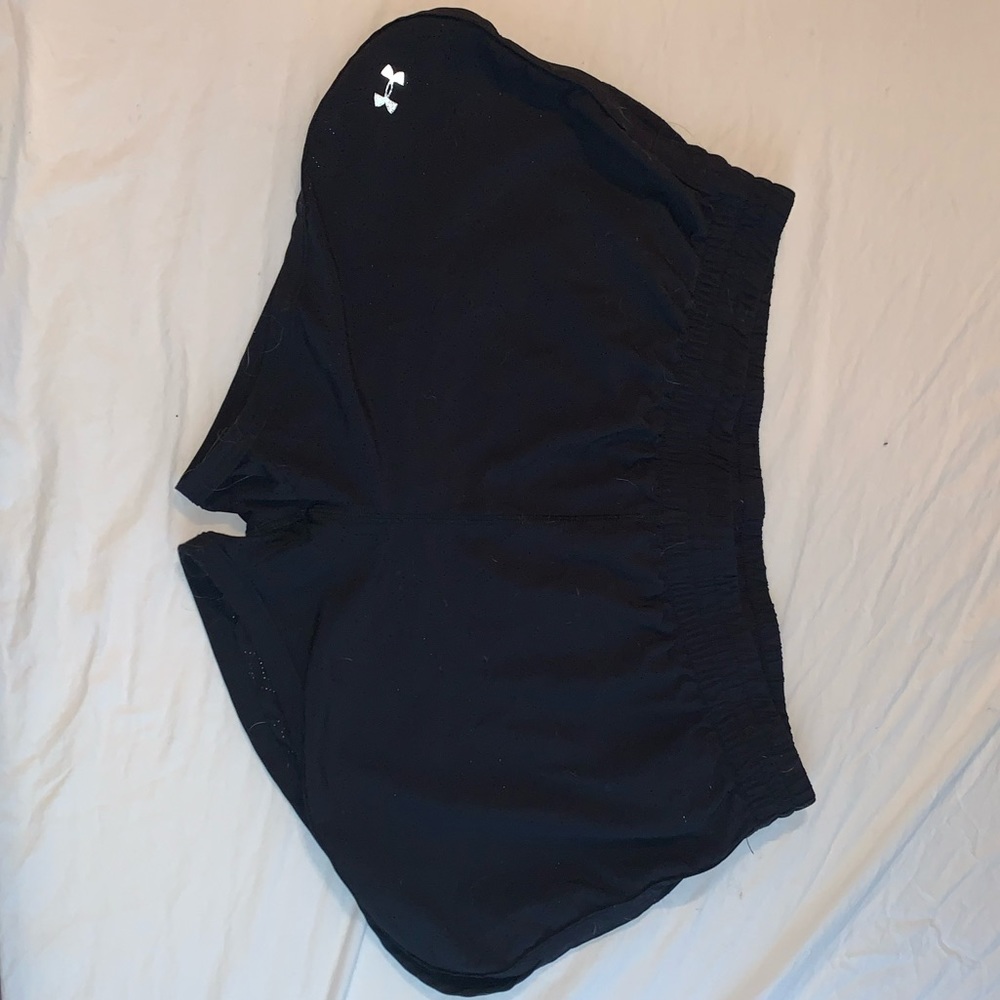 Black under armour athletic shorts